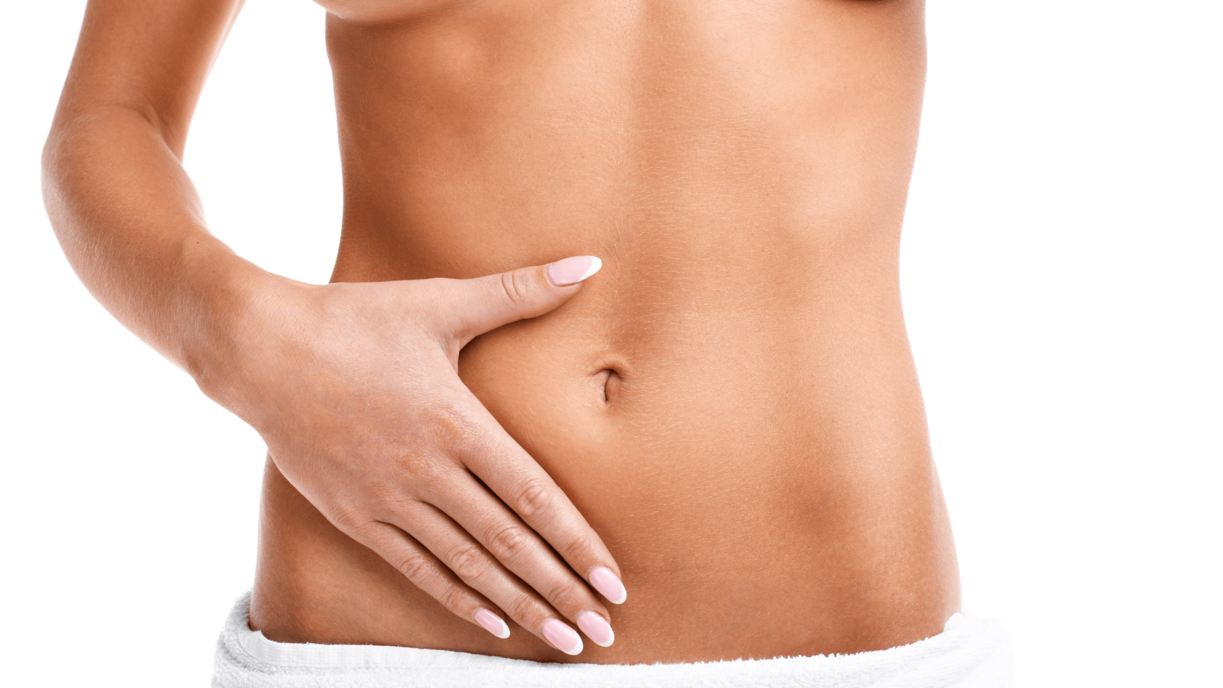 woman with fit midsection